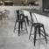 Flash Furniture Distressed Bar Stool 40.2"