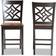 Baxton Studio Nicolette Bar Stool 2pcs