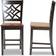 Baxton Studio Nicolette Bar Stool 2pcs