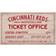 Open Road Brands Cincinnati Reds 10" x 17" Ticket Office Wood Sign