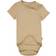 Wheat Short Sleeved Rib Body - Dark Oat Melange