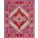 Safavieh Bellagio Collection Red, Pink, Beige 96x120"