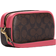 Coach Jamie Wristlet In Signature Canvas With Varsity Motif - IM/Brown/Watermelon