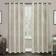 Exclusive Home Oakdale Motif Textured Sheer Window Curtains 2 Pack 137.16x213.36cm