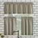 No. 918 Martine Microfiber Semi Sheer Kitchen Curtain Valance & Tiers 137.16x114.3cm