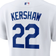 Nike Women's Clayton Kershaw Los Angeles Dodgers Home Replica Player Jersey