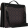 Coach Graham Flap Brief In Signature Canvas - Gunmetal/Mahogany/Black