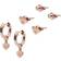 Emporio Armani Earrings - Rose Gold/Transparent