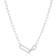 Sif Jakobs Capizzi Due Necklace - Silver/Transparent