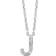 Effy Initial Chain Necklace - Silver/Diamond