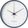 Georg Jensen Koppel Blanco-Acero Inoxidable Ø 22 cm Reloj de pared 22cm