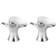 Georg Jensen Bloom Botanica Silver Ljusstake 7.3cm 2st
