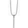 Lagos Caviar Spark Stick Pendant Necklace - Silver/Diamond