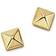 Saks Fifth Avenue Small Pyramid Post Earrings - Gold