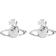 Vivienne Westwood Mayfair Bas Relief Earrings - Silver/Transparent