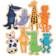 Djeco Magnetic Crazy Animals 24 Pieces