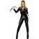 Smiffys Catsuit Black Masquerade Costume