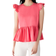 Kate Spade Peplum Tee - Deep Dahlia