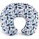 The Peanutshell Nursing Pillow Covers for Breastfeeding 2-pack Dinosaur and Navy Blue Minky Dot