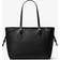 Michael Kors Voyager Medium Crossgrain Leather Tote Bag - Black