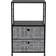 Sorbus 2-Drawer Small Table 29.8x54.9cm