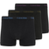 Calvin Klein Cotton Stretch Trunks 3-pack - Purple/Active Blue/Army