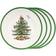 Spode Christmas Tree Salad Dish 4pcs