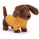 Jellycat Sweater Sausage Dog Yellow