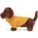 Jellycat Sweater Sausage Dog Yellow