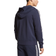 Michael Kors Logo Tape Cotton Blend Zip-Up Hoodie Mens - Midnight