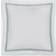SFERRA Grande Hotel Euro Pillow Case White, Gray (66.04x66.04cm)