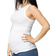 Nom Maternity Ribbed Tank White