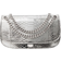 Michael Kors Christie Mini Metallic Python Embossed Leather Envelope Bag - Silver