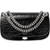 Michael Kors Christie Crocodile Embossed Leather Envelope Bag - Black