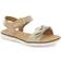 Stride Rite Girls' Whitney Sandal - Tan/ Gold