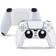 giZmoZ n gadgetZ PS5 2 x Controller Skins Full Wrap Vinyl Sticker - Carbon White