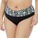 Elomi Zulu Rhythm Foldover Bikini Brief - Black