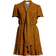 Michael Kors Leopard Print Georgette Dress - Marigold