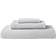 Uchino Waffle Guest Towel Gray, White (76.2x50.8cm)