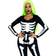 Leg Avenue Printed Glow In The Dark Skeleton Catsuit