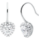 Michael Kors Pavé Heart Drop Earrings - Silver /Transparent