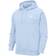 Nike Club Fleece Pullover Hoodie - Light Navy/White