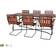 Eden Wood Wilma Matgrupp, 1 Bord inkl. 6 Stolar