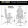 Brazen Gamingchairs Sentinel Elite PC Gaming Chair - Black/Yellow