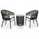 vidaXL 48138 Caféset, 1 Bord inkl. 2 Stolar