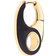 Maria Black Vogue Right Single Earring - Gold/Black