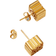 Loewe Anagram Stud Earrings - Gold