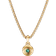 David Yurman Evil Eye Amulet Necklace - Gold/Emerald