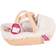 Tikiri Grace Baby Soft Doll with Carry Cot Bottle & Blanket