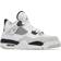 Nike Air Jordan 4 Retro Military Black GS - White/Black/Neutral Grey